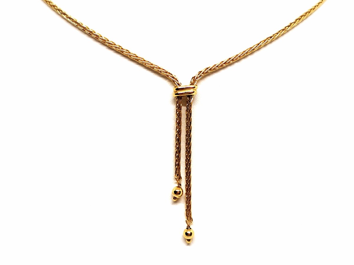 Collier Cravate Or jaune - Castafiore