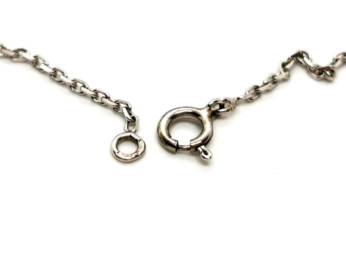 Collier Croix Or blanc Diamant - Castafiore