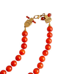 Collier de boules cornalines - Castafiore