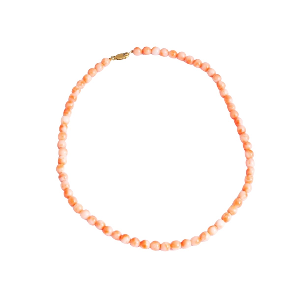 Collier de perles, corail - Castafiore