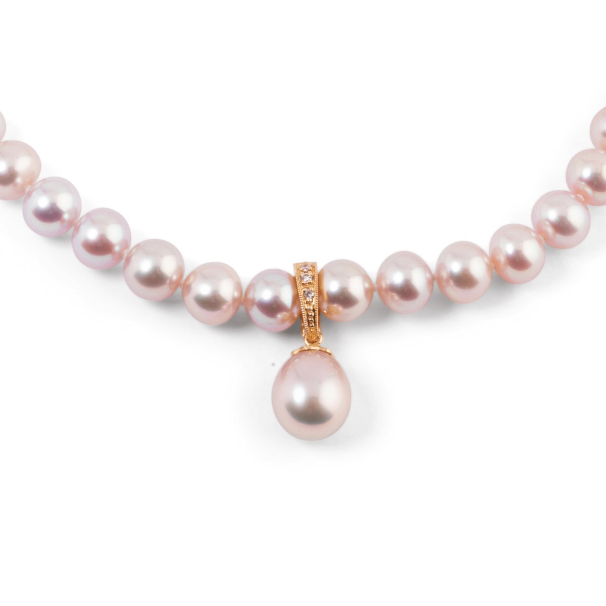 Collier de perles de culture rose - Castafiore