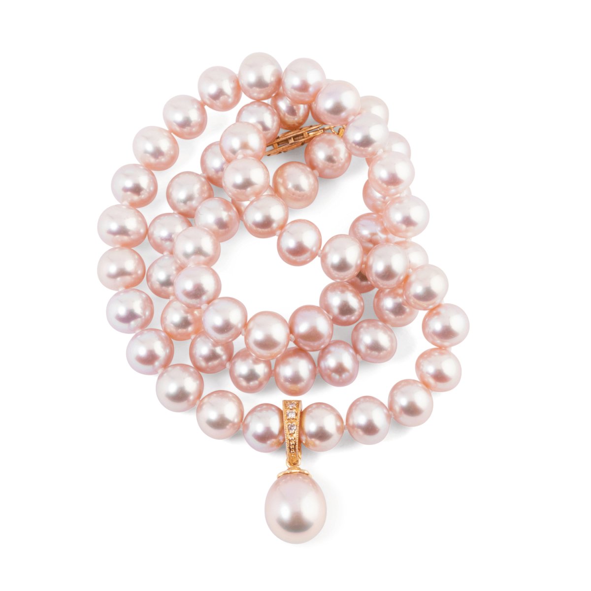 Collier de perles de culture rose - Castafiore