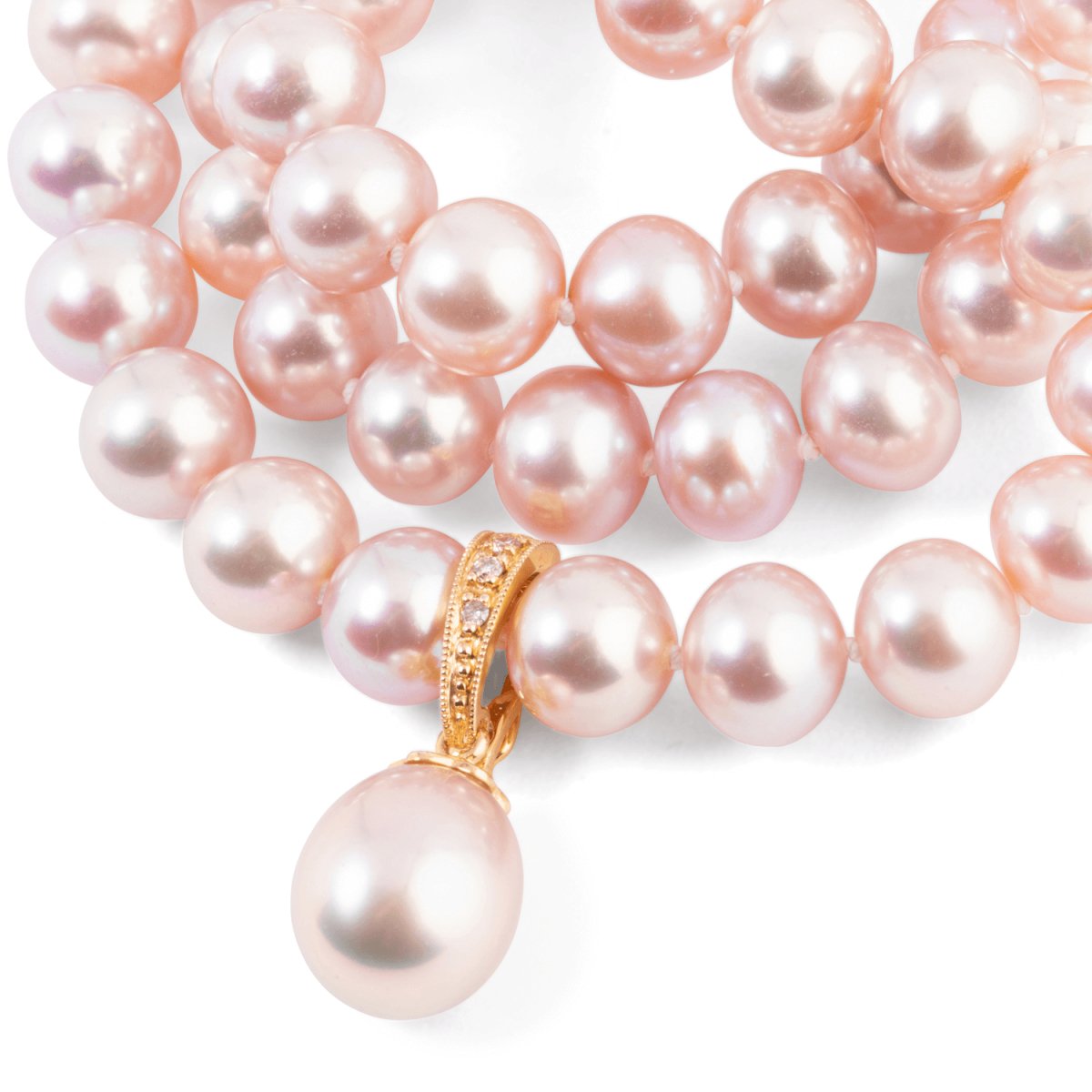 Collier de perles de culture rose - Castafiore