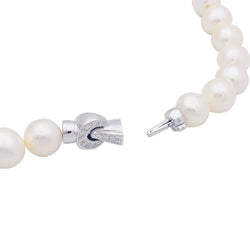 Collier de perles en or blanc - Castafiore