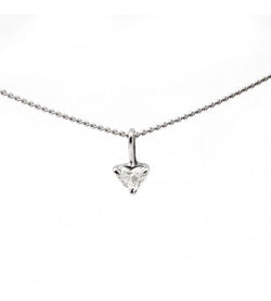 Collier - Diamant coeur 0.20 carat - Castafiore
