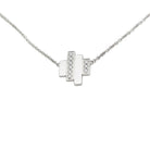 Collier Dinh Van "Cadence" en or blanc, diamants - Castafiore