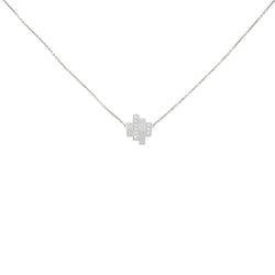 Collier Dinh Van "Cadence" en or blanc, diamants - Castafiore