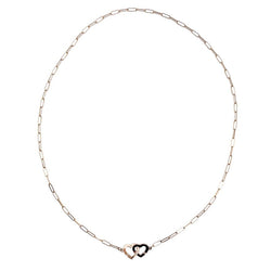 Collier Dinh Van, "Double Coeurs R9", or rose. - Castafiore