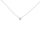 Collier Dinh Van, "Le Cube", or blanc, diamant - Castafiore