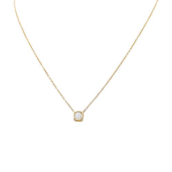 Collier Dinh Van, " Le Cube", or jaune, diamant - Castafiore