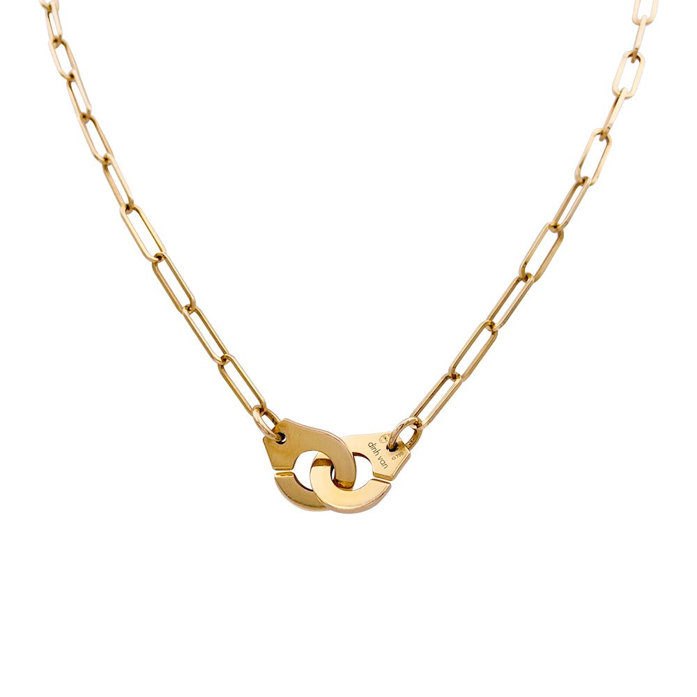 Collier DINH VAN "Menottes R10" en or jaune - Castafiore