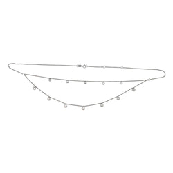 Collier draperie en or blanc et diamants - Castafiore