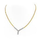 Collier en 2 ors et diamants - Castafiore