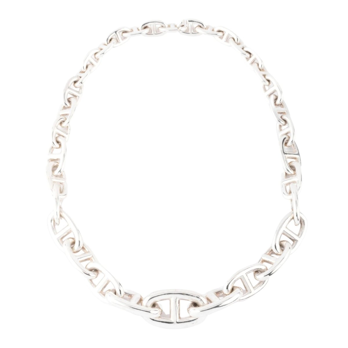 Collier en argent de la maison Hermès - Castafiore