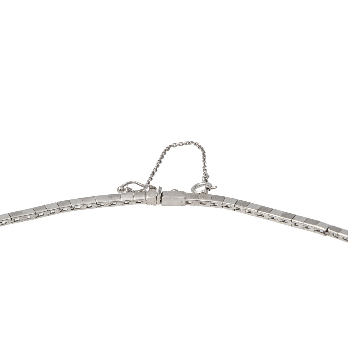 Collier en or blanc émeraude rubis et diamants - Castafiore