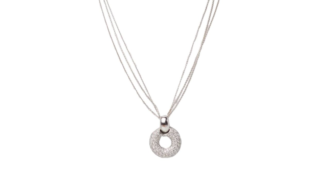 Collier en or blanc et diamants - Castafiore