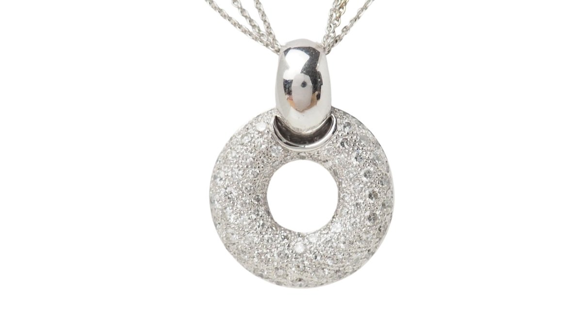 Collier en or blanc et diamants - Castafiore