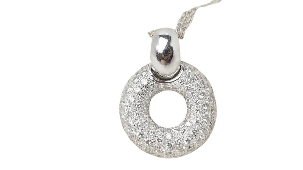 Collier en or blanc et diamants - Castafiore