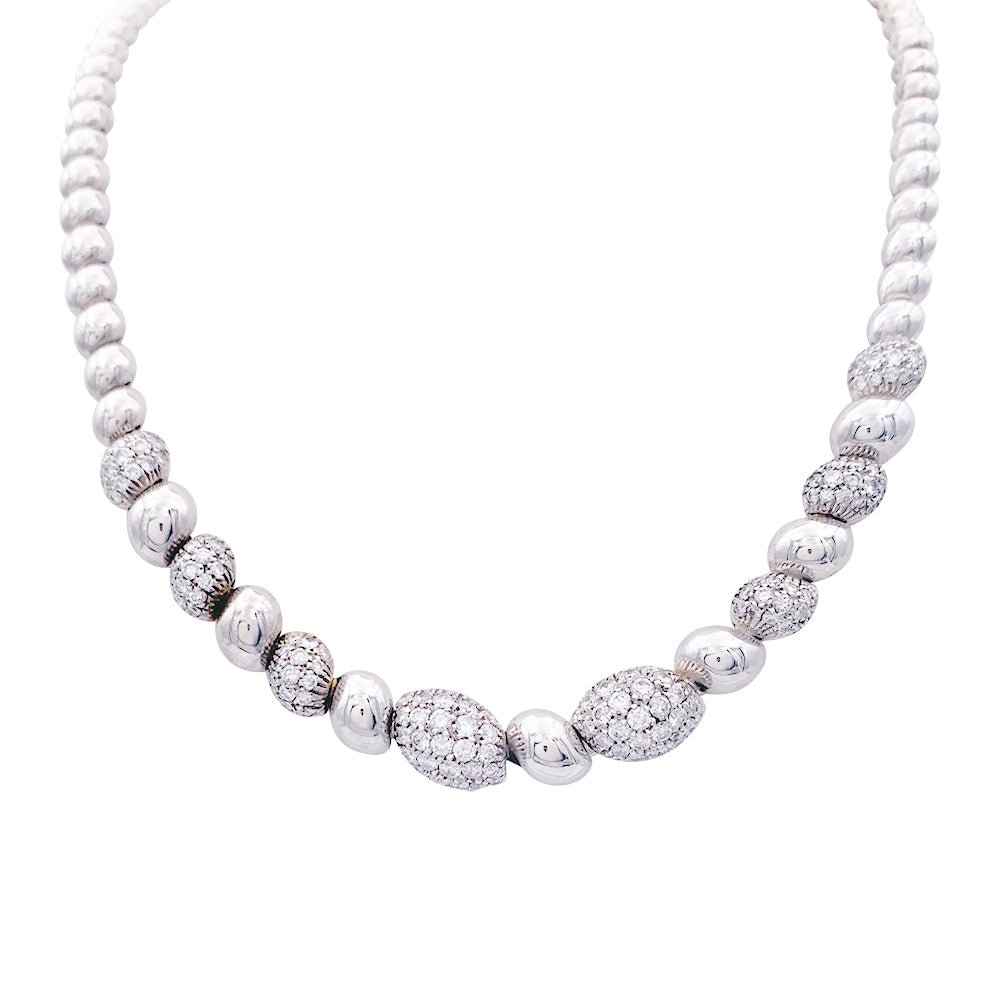 Collier en or blanc et diamants - Castafiore