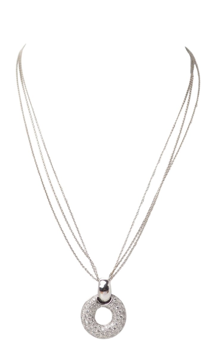 Collier en or blanc et diamants - Castafiore