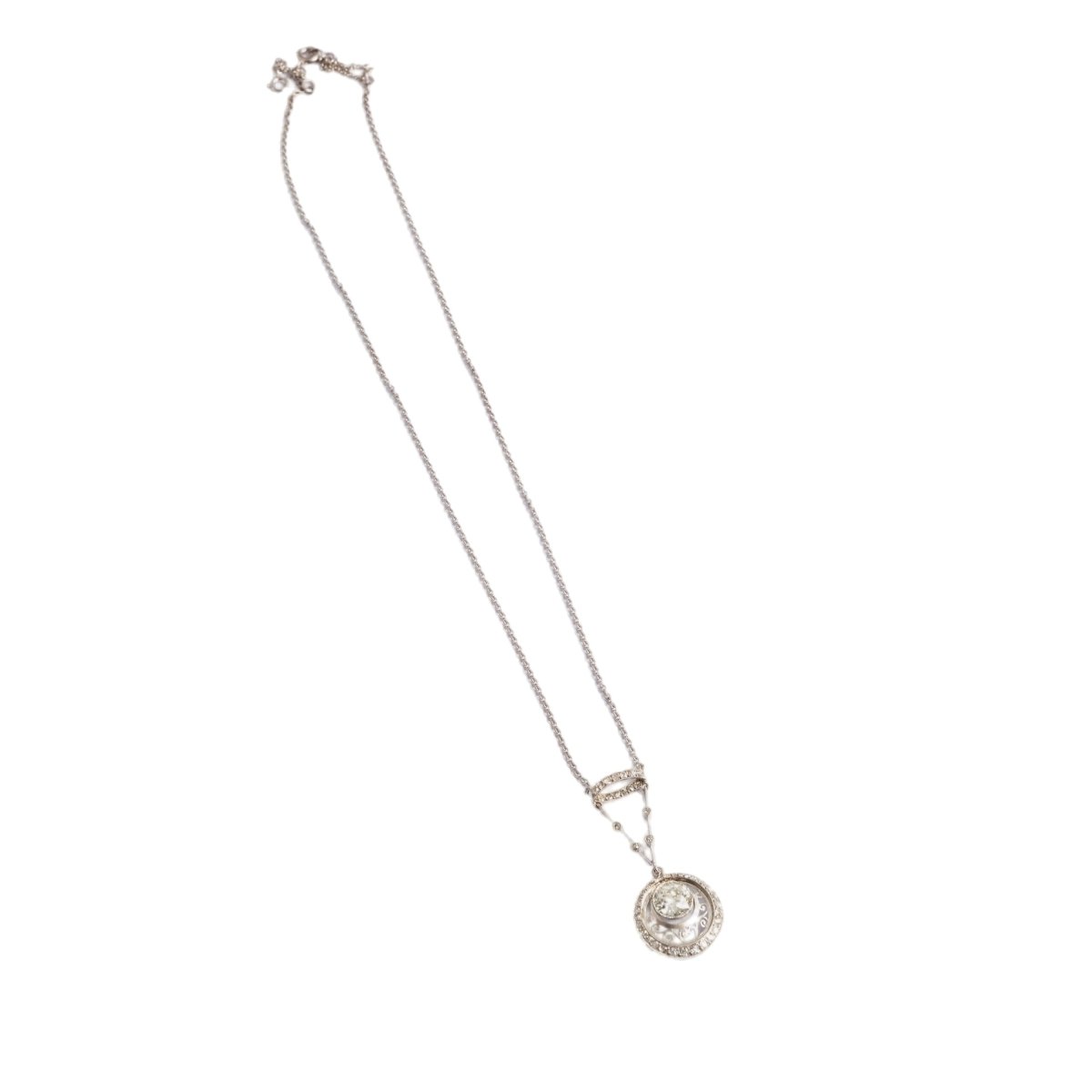 Collier en or blanc et en diamants - Castafiore