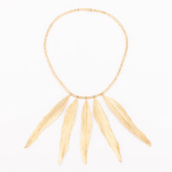 Collier en or H.Stern formant des plumes en or - Castafiore
