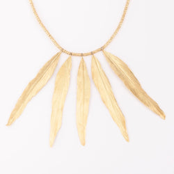 Collier en or H.Stern formant des plumes en or - Castafiore