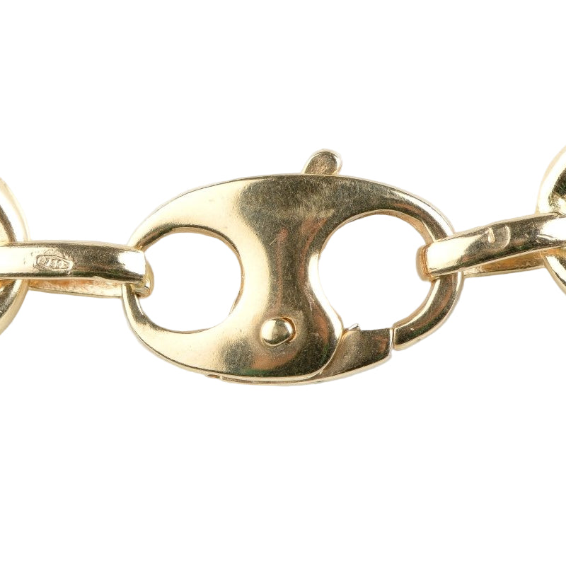 Collier en or jaune 18 carats. Maille grain de café. - Castafiore