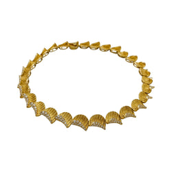 Collier en or jaune et diamants - Castafiore