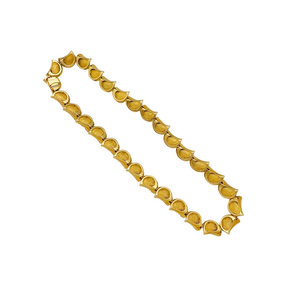 Collier en or jaune et diamants - Castafiore