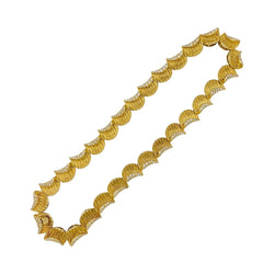 Collier en or jaune et diamants - Castafiore