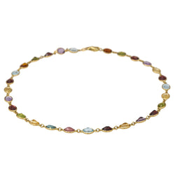 Collier en or jaune et pierres fines - Castafiore