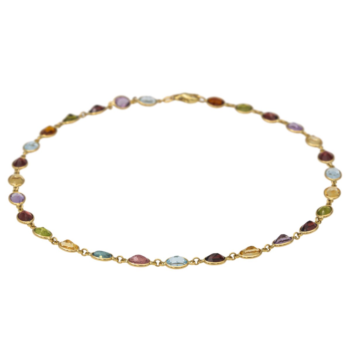 Collier en or jaune et pierres fines - Castafiore