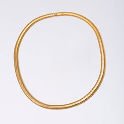 Collier en or jaune, maille plate - Castafiore