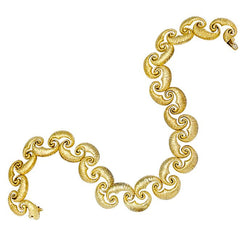 Collier en or jaune texturé - Castafiore