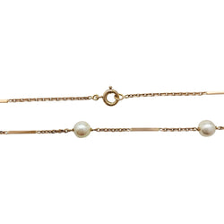 Collier en or rose et perles Akoya - Castafiore