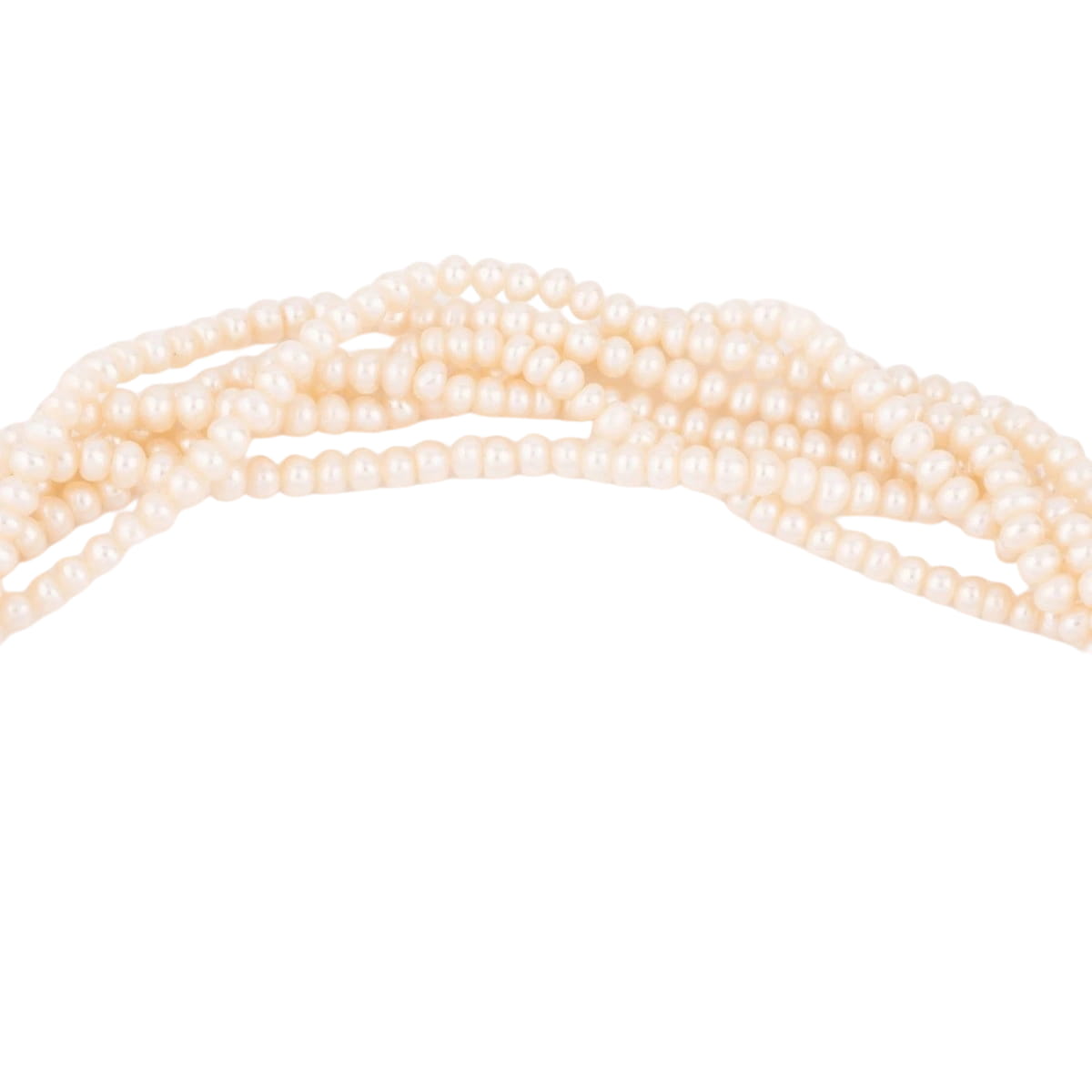 Collier en perles multirangs et fermoir en diamants - Castafiore