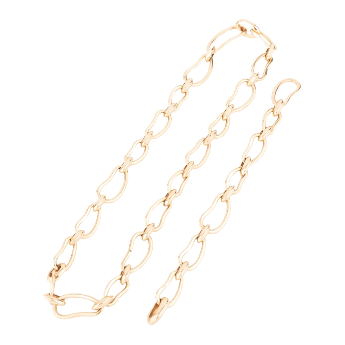 Collier et bracelet or jaune Pomellato modèle Paisley - Castafiore