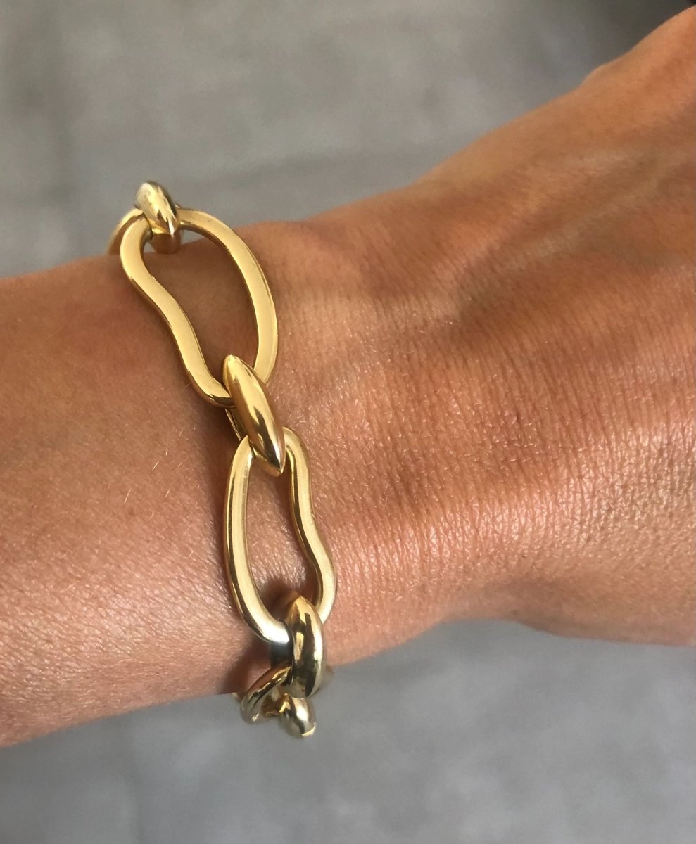 Collier et bracelet or jaune Pomellato modèle Paisley - Castafiore