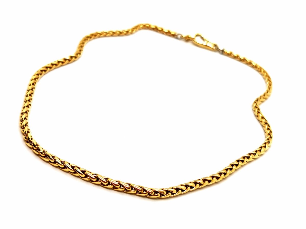 Collier FRED maille palmier en or jaune - Castafiore