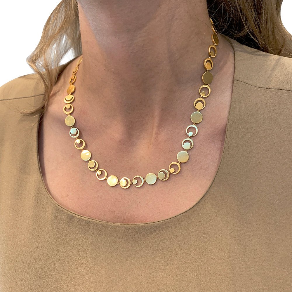 Collier Fred "Moon Light" en or jaune, diamants - Castafiore
