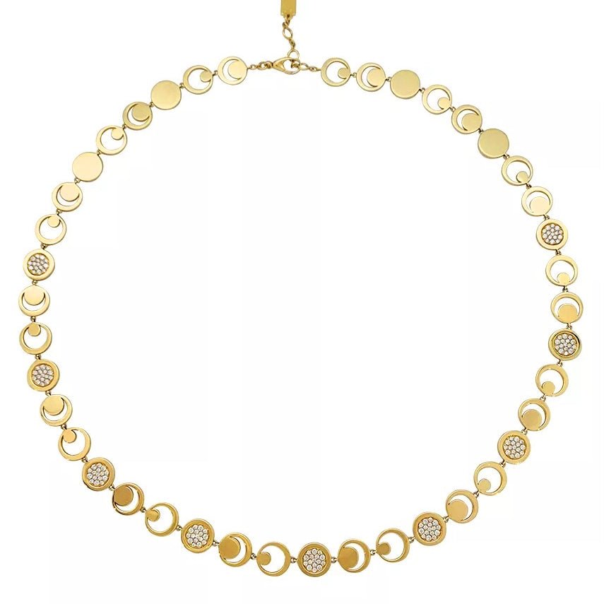 Collier Fred "Moon Light" en or jaune, diamants - Castafiore