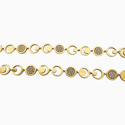 Collier Fred "Moon Light" en or jaune, diamants - Castafiore