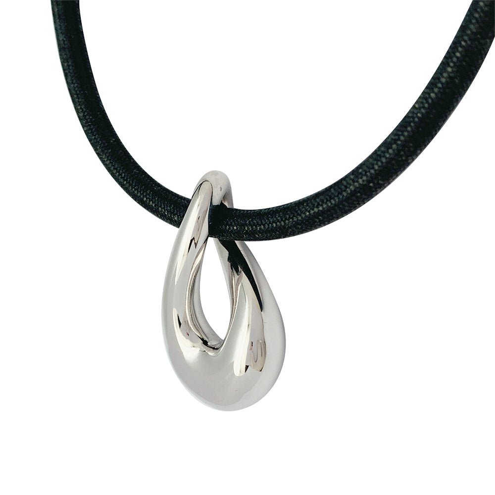 Collier Fred, "Mouvementé", or blanc, cordon - Castafiore