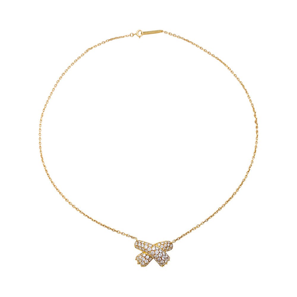 Collier FRED "Ombre Féline" en or jaune, diamants - Castafiore
