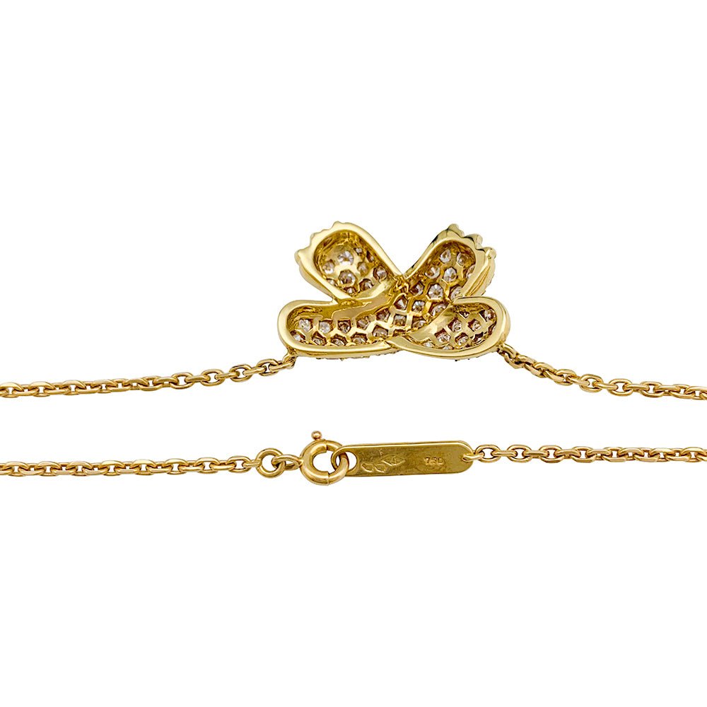 Collier FRED "Ombre Féline" en or jaune, diamants - Castafiore