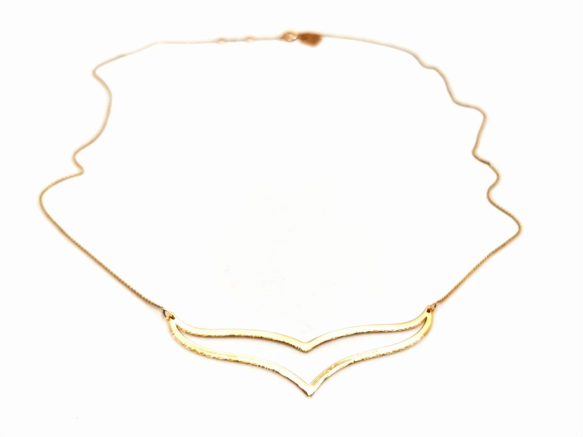Collier GINETTE NY "Wise", en or rose - Castafiore