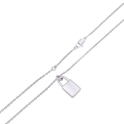 Collier HERMÈS "Kelly Cadenas" en or blanc et diamant - Castafiore