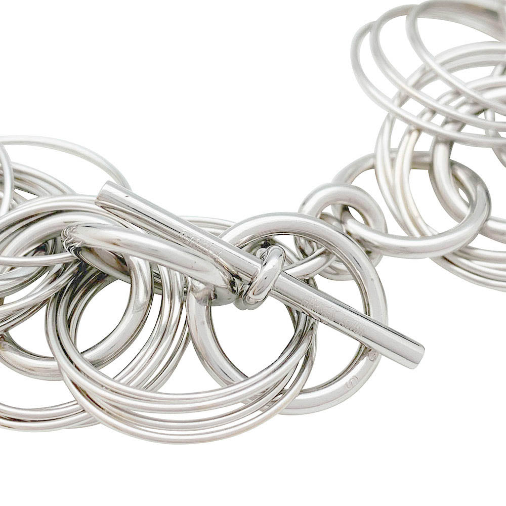 Collier HERMES "Rivage" en or blanc - Castafiore