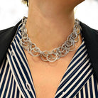 Collier HERMES "Rivage" en or blanc - Castafiore